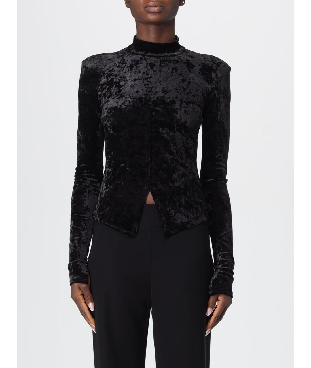 PATRIZIA PEPE Черная блузы, фото 4