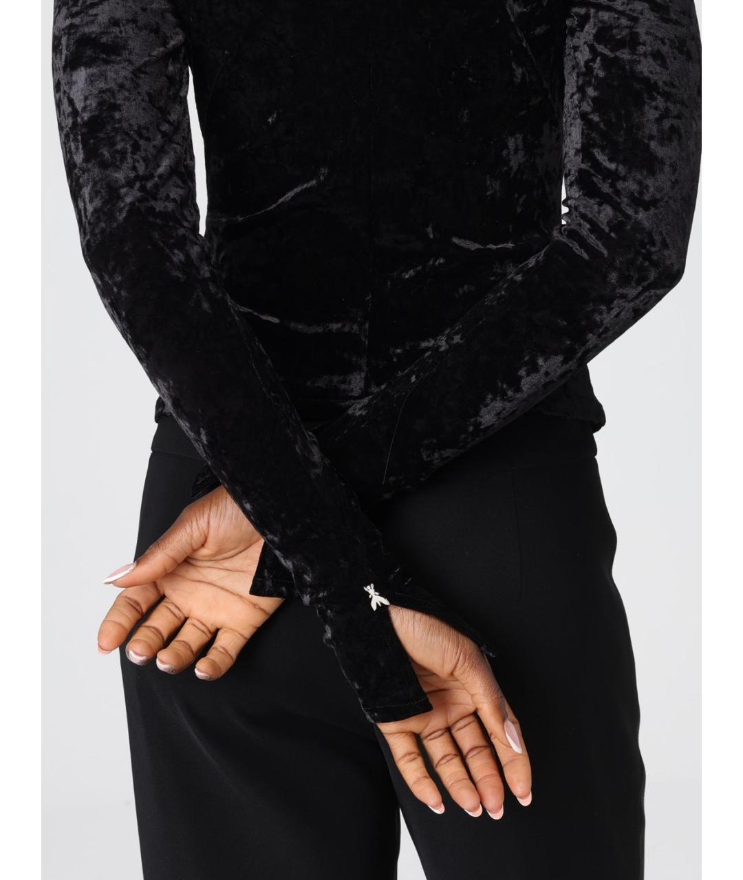 PATRIZIA PEPE Черная блузы, фото 3