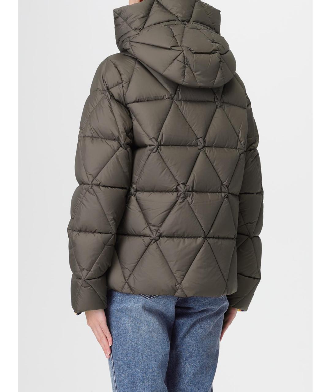 K-WAY Хаки полиэстеровый пуховик, фото 2