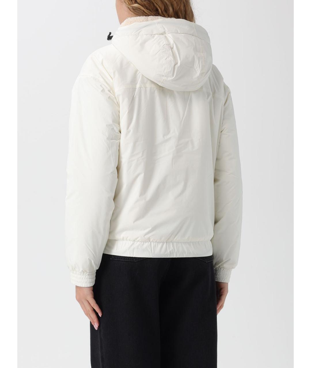 K-WAY Белая полиэстеровая куртка, фото 2