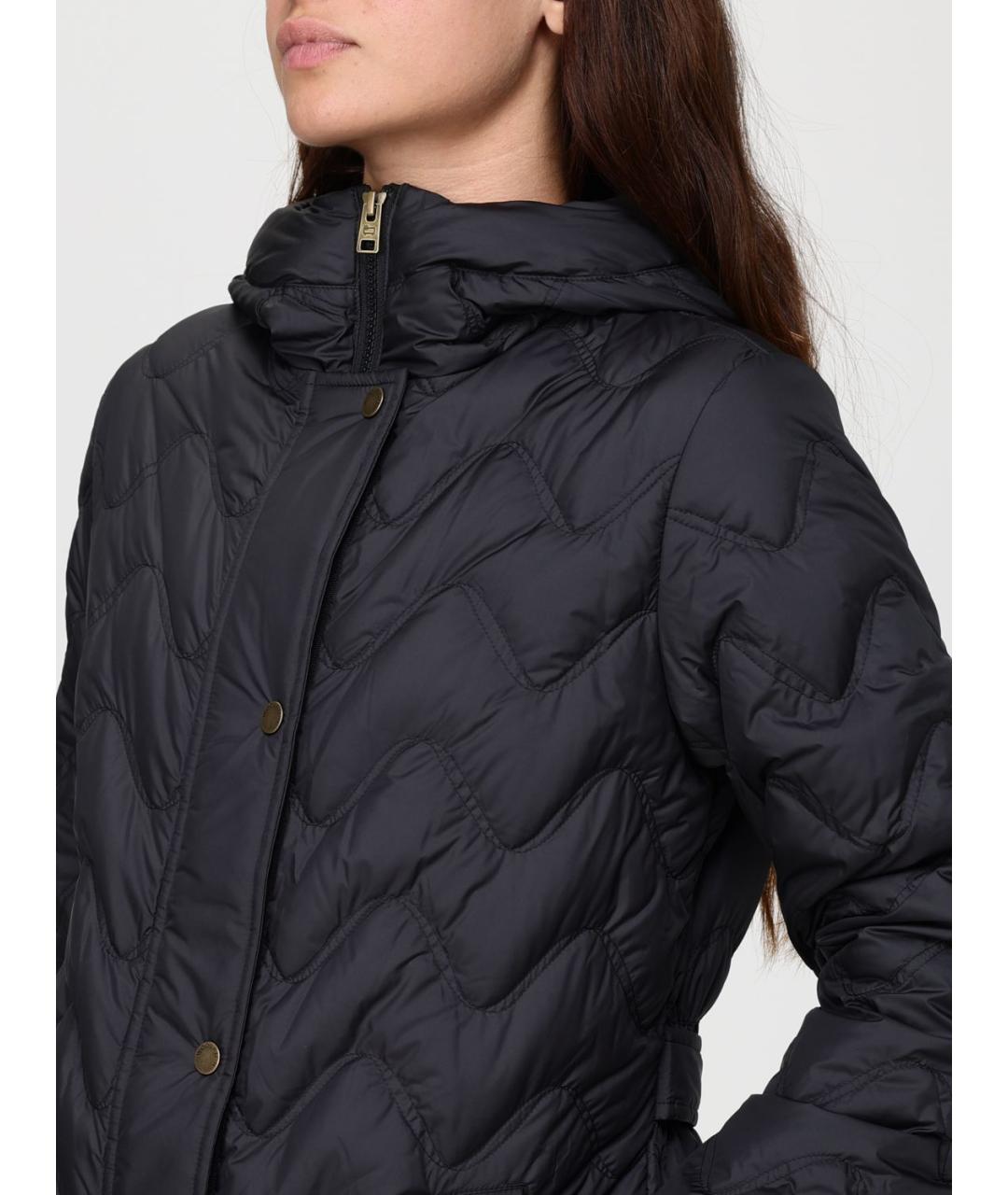 WOOLRICH Черная полиэстеровая куртка, фото 4