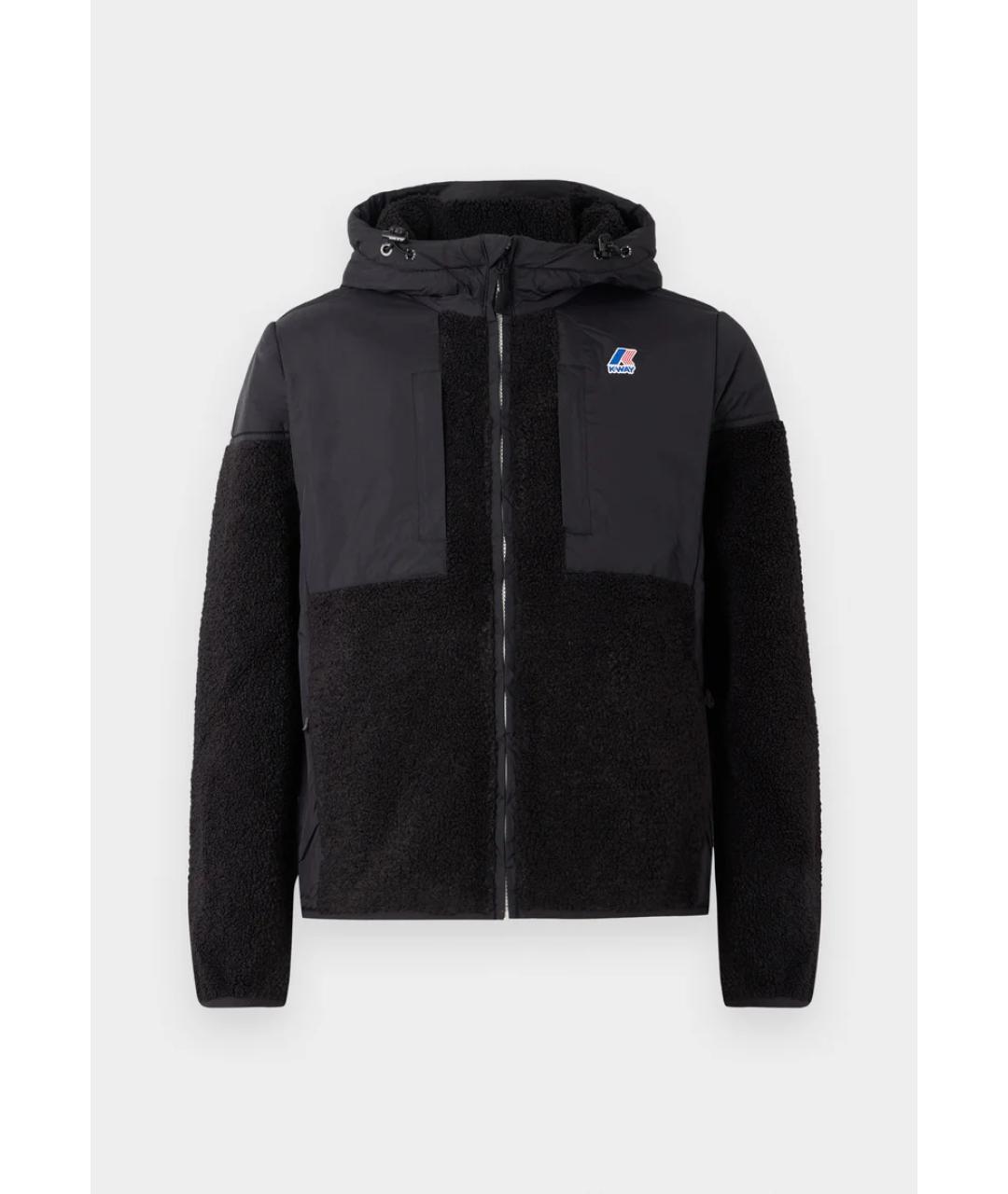 K-WAY Черная полиэстеровая куртка, фото 6