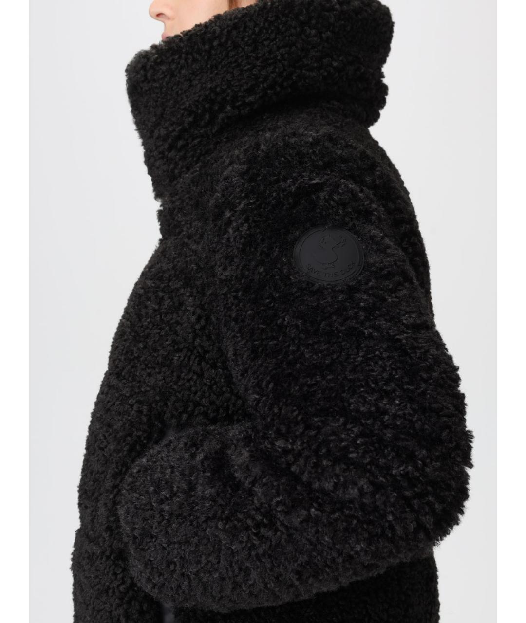 SAVE THE DUCK Черная полиэстеровая куртка, фото 4