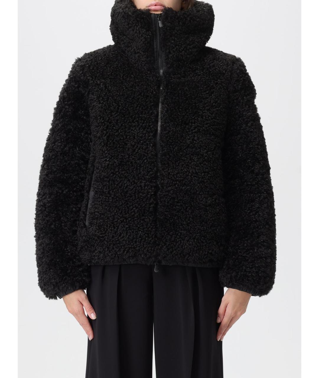 SAVE THE DUCK Черная полиэстеровая куртка, фото 5