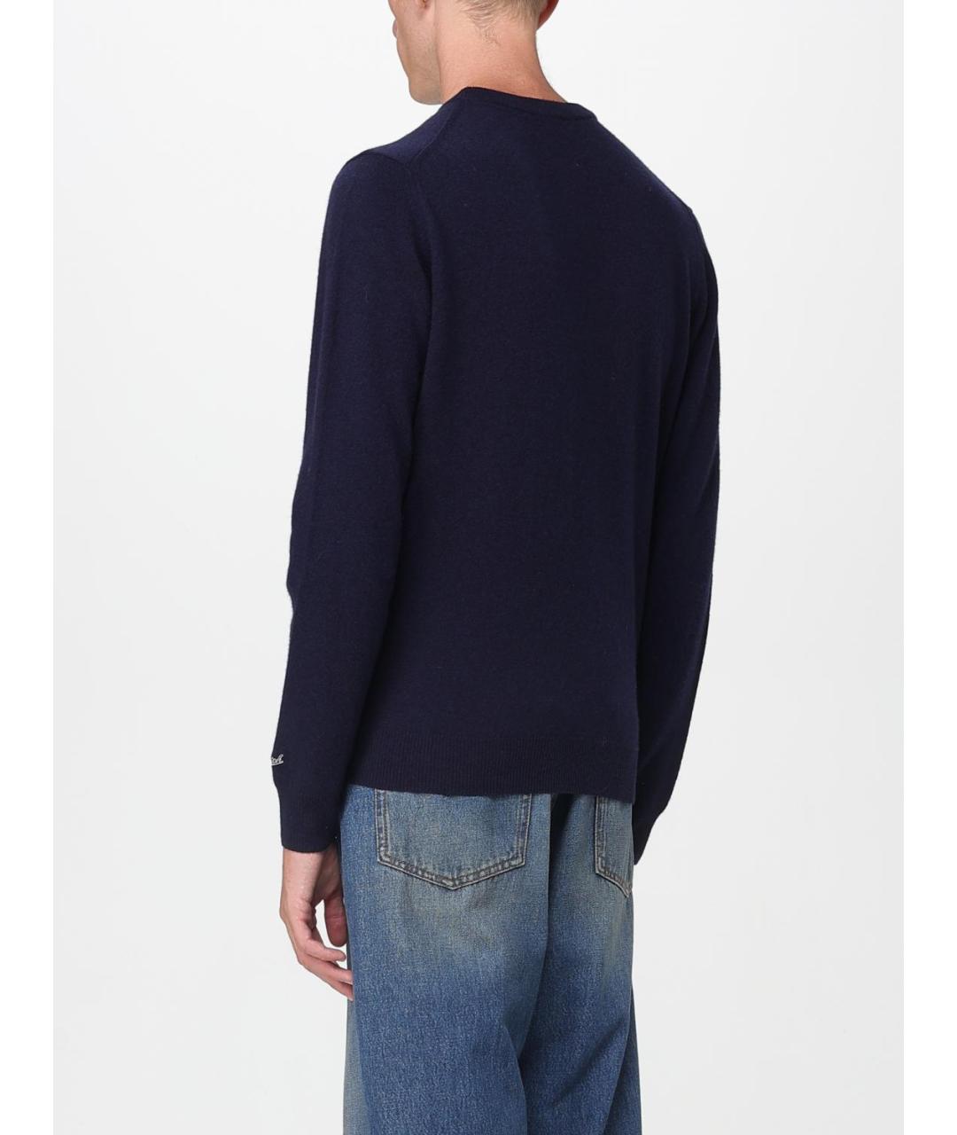 WOOLRICH Синий шерстяной джемпер / свитер, фото 2