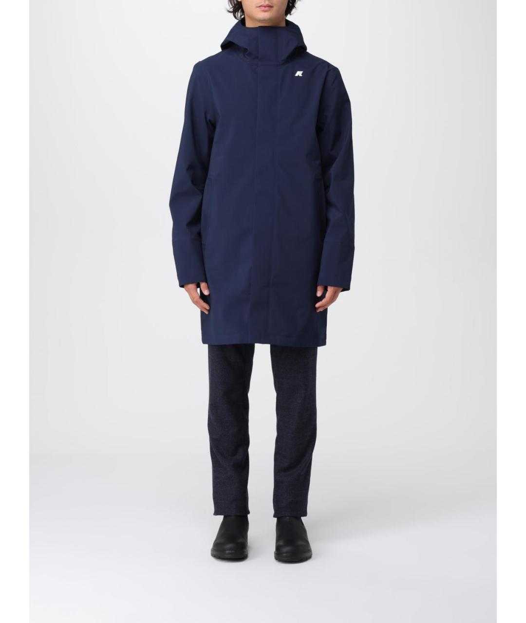 K-WAY Синяя полиэстеровая парка, фото 5