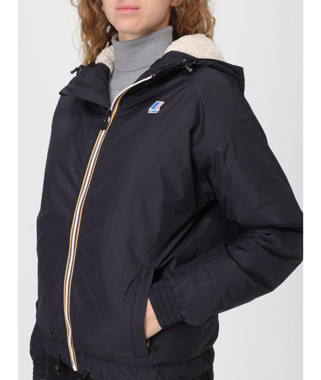 K-WAY Черная куртка, фото 4