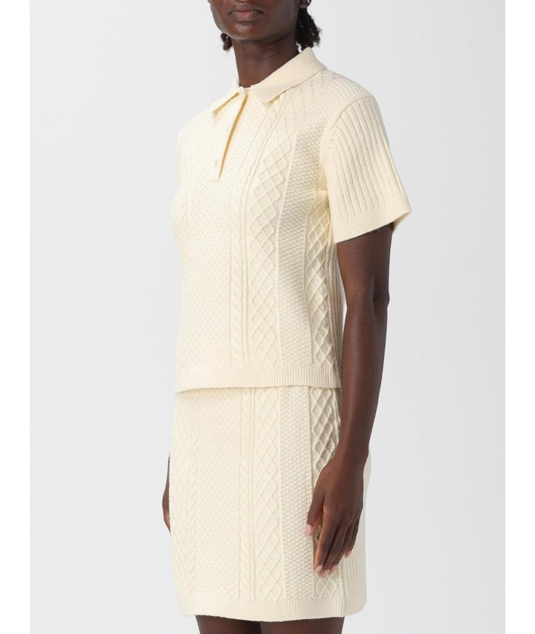 J.W.ANDERSON Бежевый хлопковый джемпер / свитер, фото 5