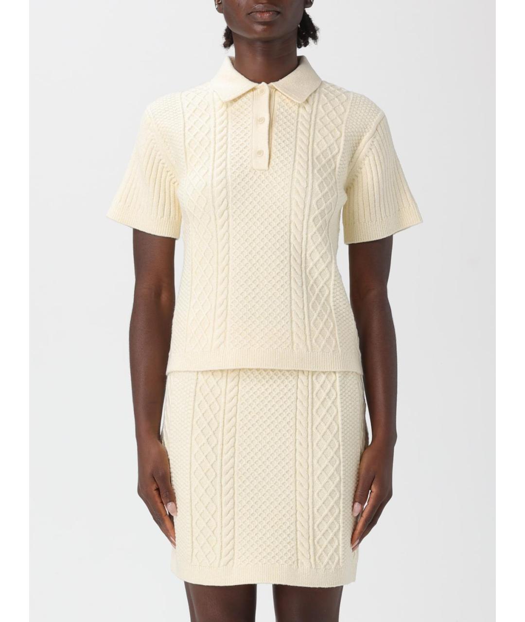 J.W.ANDERSON Бежевый хлопковый джемпер / свитер, фото 2