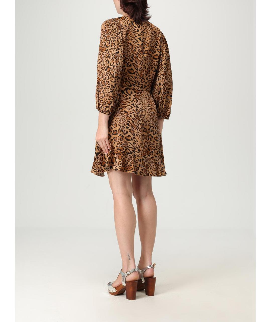 TWIN-SET Мульти вискозное повседневное платье, фото 2