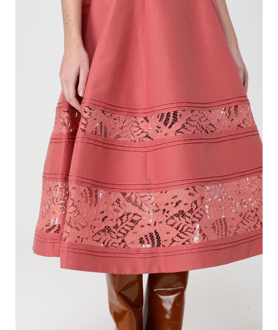 MARNI Коралловое хлопковое платье, фото 4