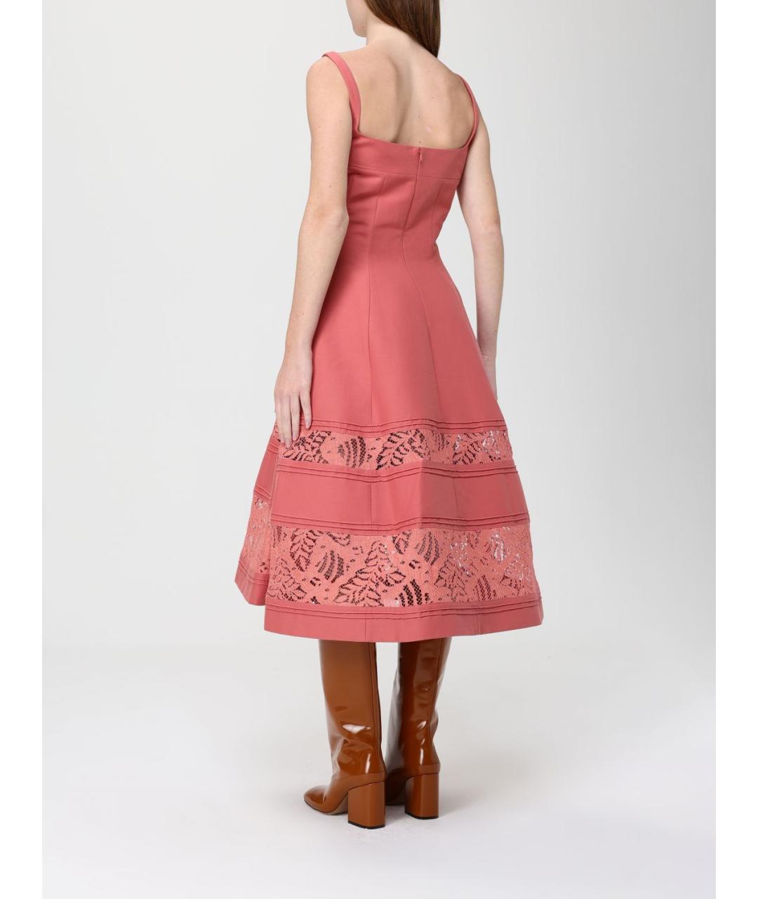 MARNI Коралловое хлопковое платье, фото 2