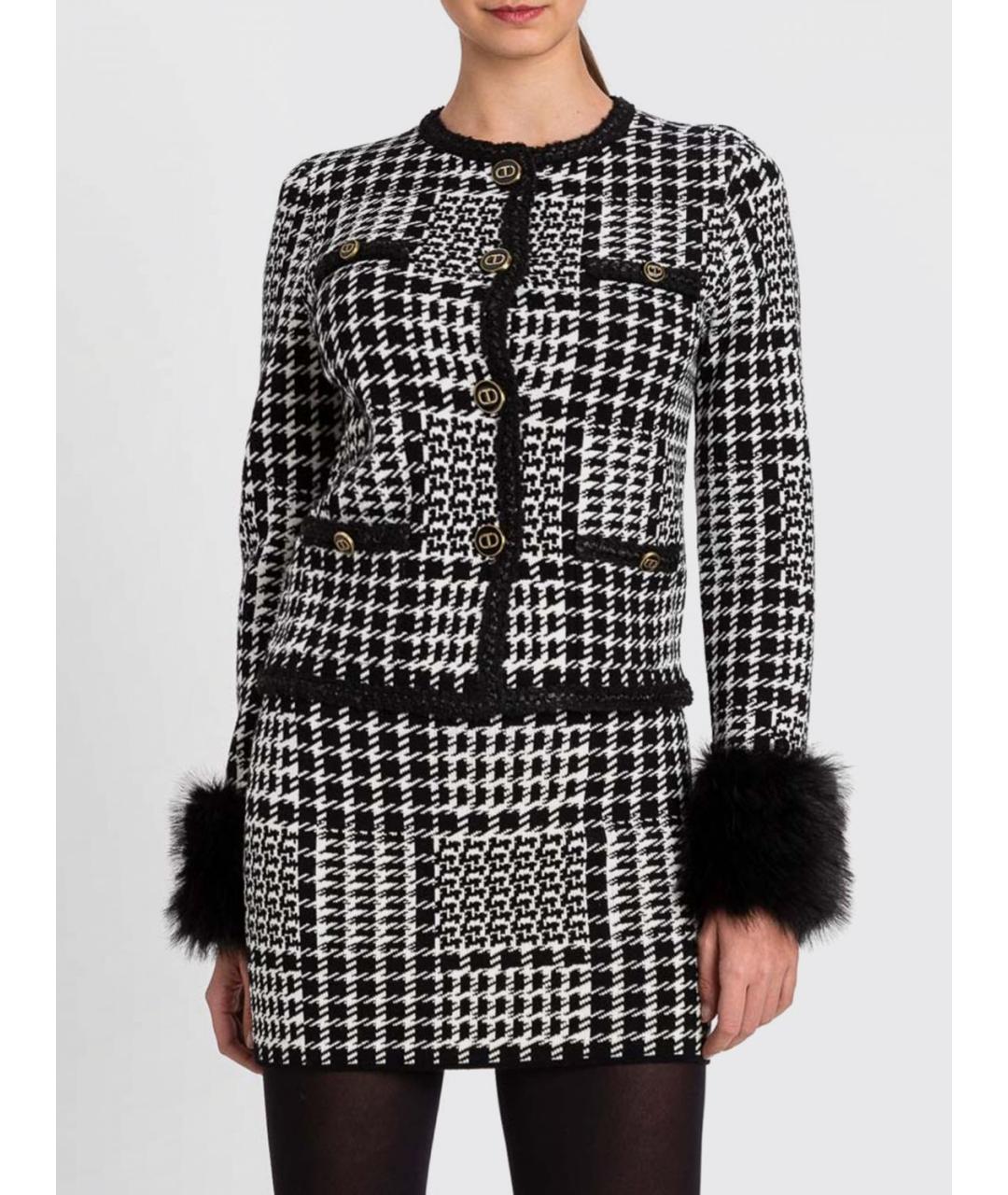 TWIN-SET Мульти вискозный жакет/пиджак, фото 4