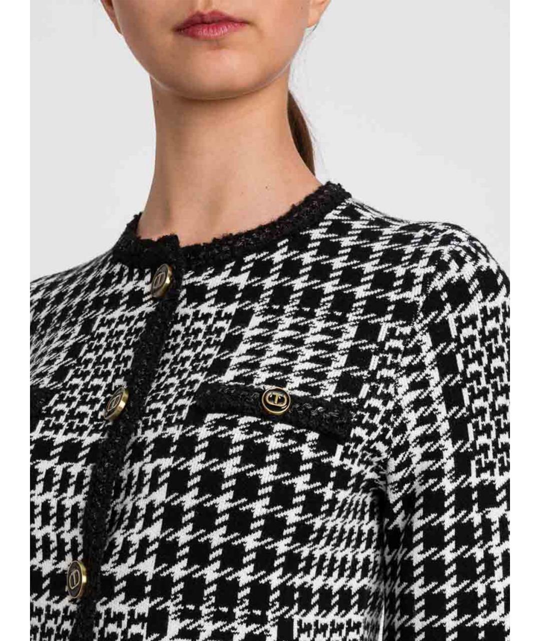 TWIN-SET Мульти вискозный жакет/пиджак, фото 3