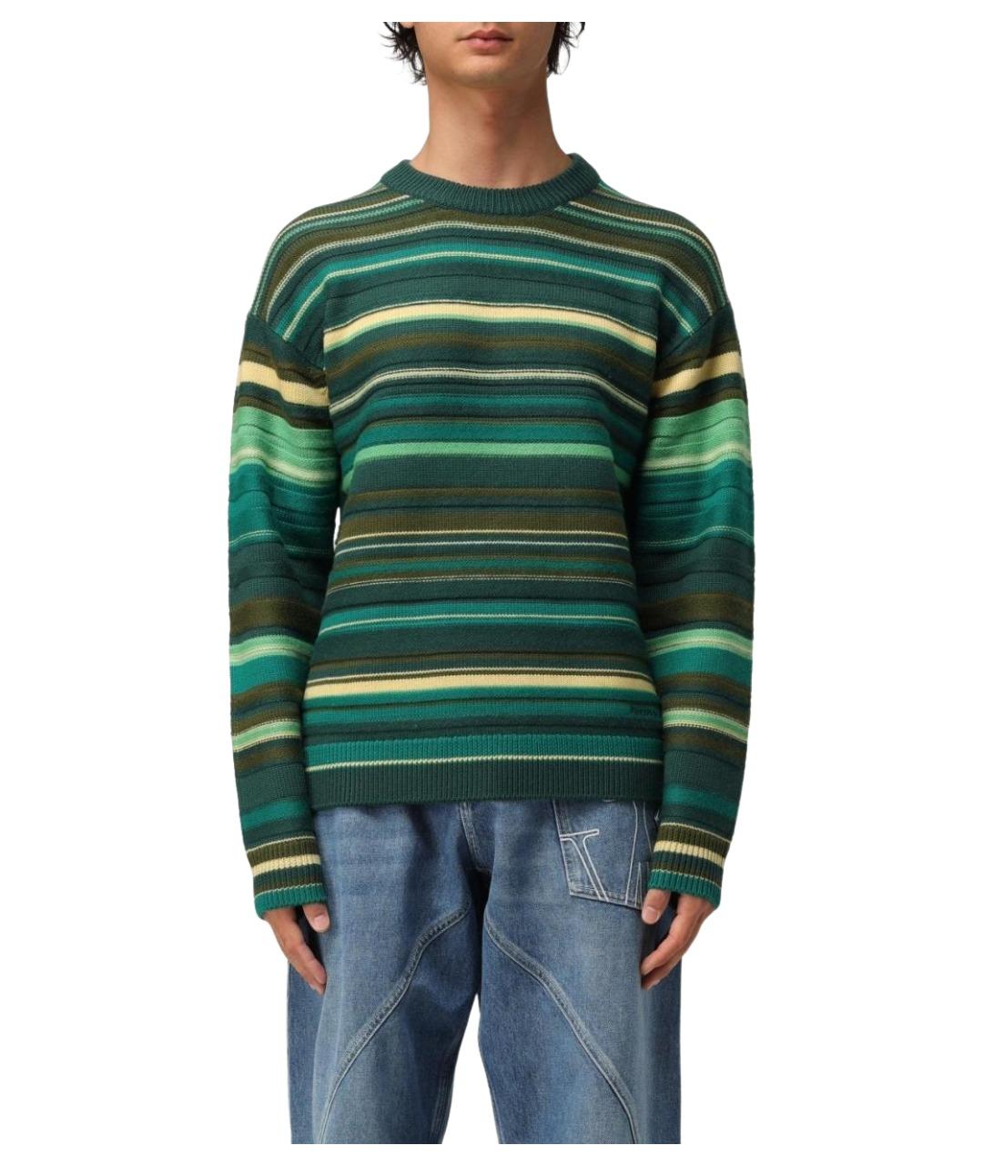 J.W.ANDERSON Зеленый шерстяной джемпер / свитер, фото 1