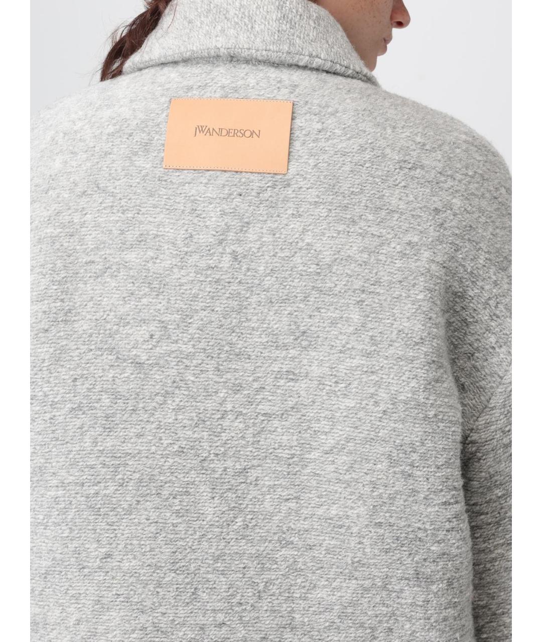 J.W.ANDERSON Серая хлопковая куртка, фото 5