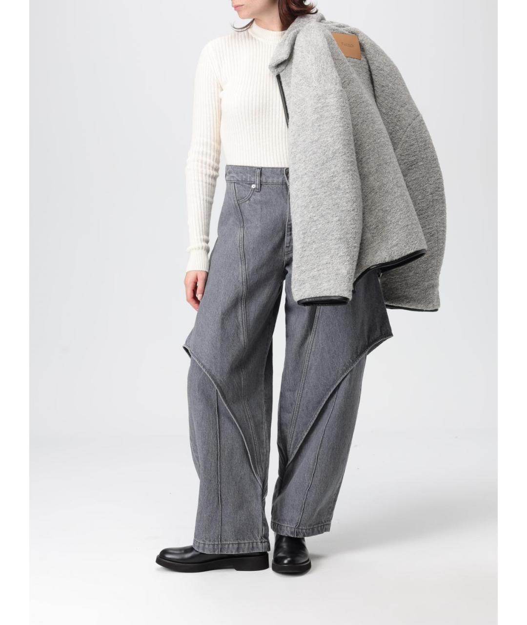 J.W.ANDERSON Серая хлопковая куртка, фото 2