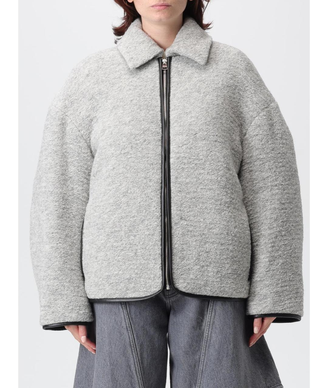 J.W.ANDERSON Серая хлопковая куртка, фото 6