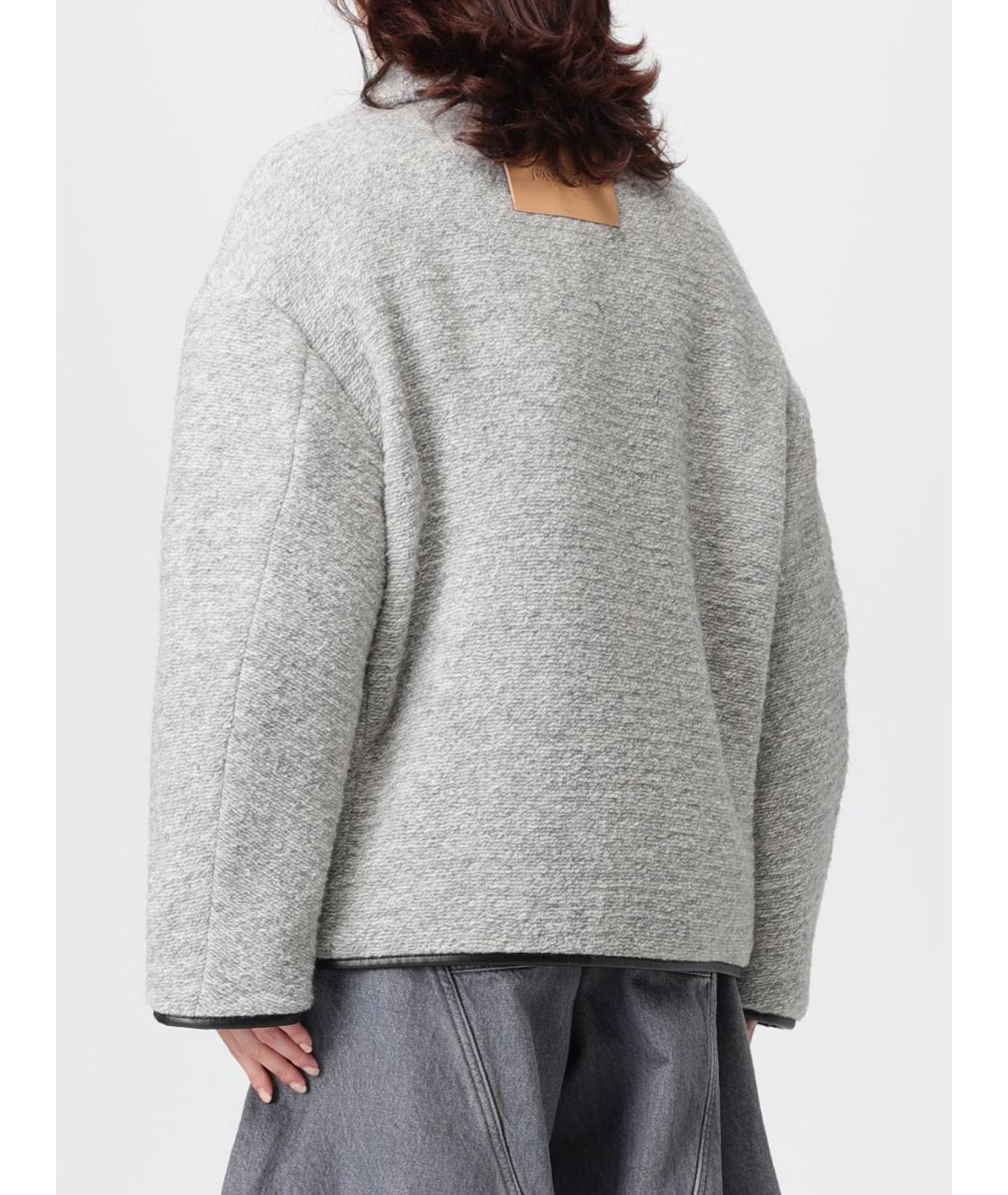 J.W.ANDERSON Серая хлопковая куртка, фото 3