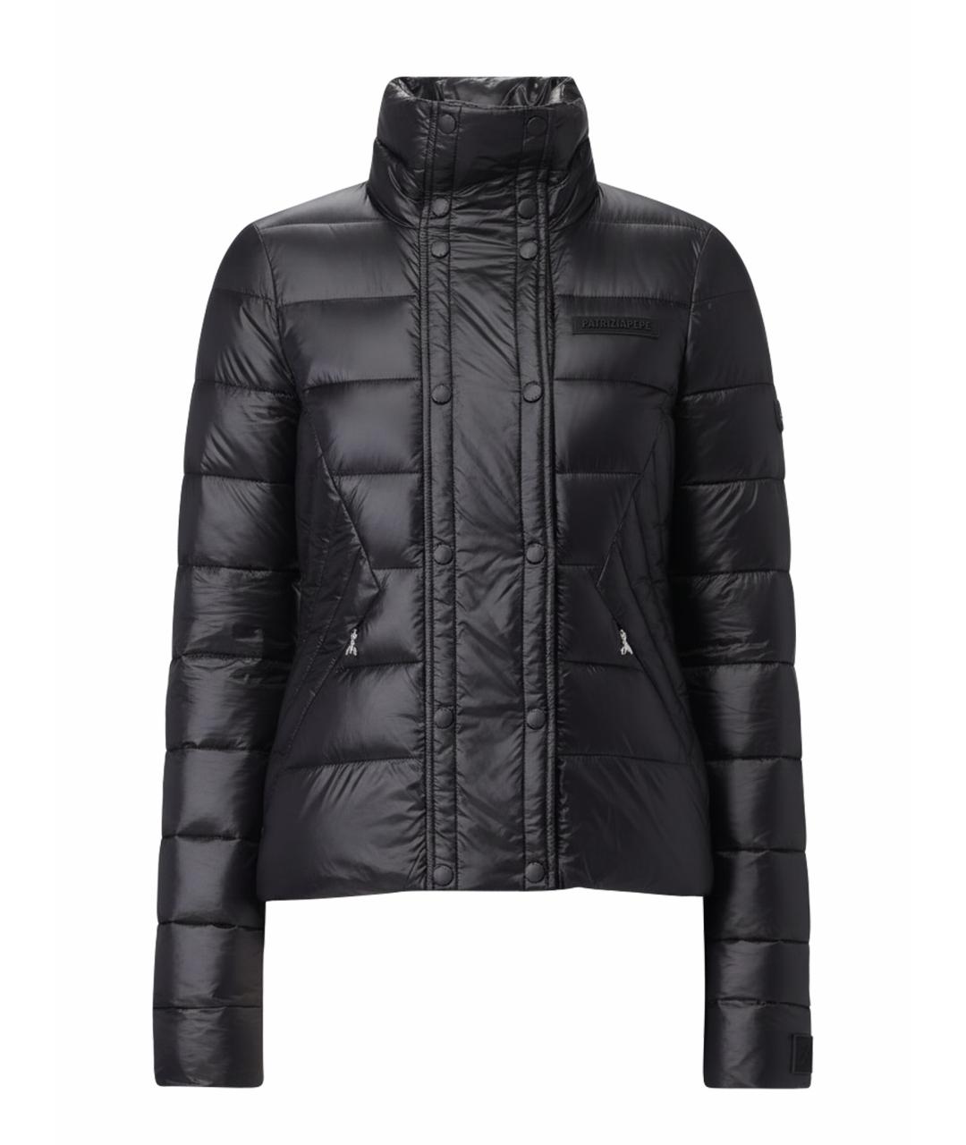 PATRIZIA PEPE Черный полиамидовый пуховик, фото 1