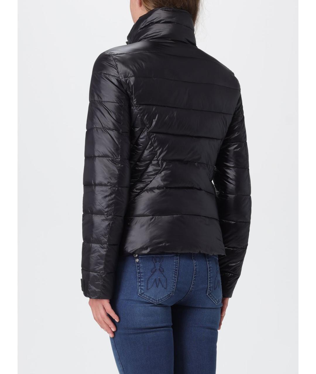 PATRIZIA PEPE Черный полиамидовый пуховик, фото 2