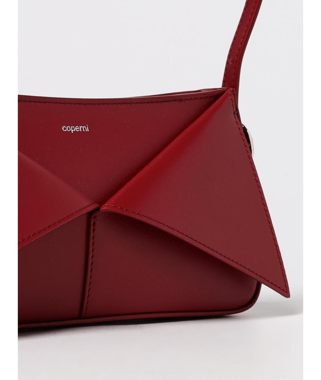 COPERNI Красная кожаная сумка через плечо, фото 4