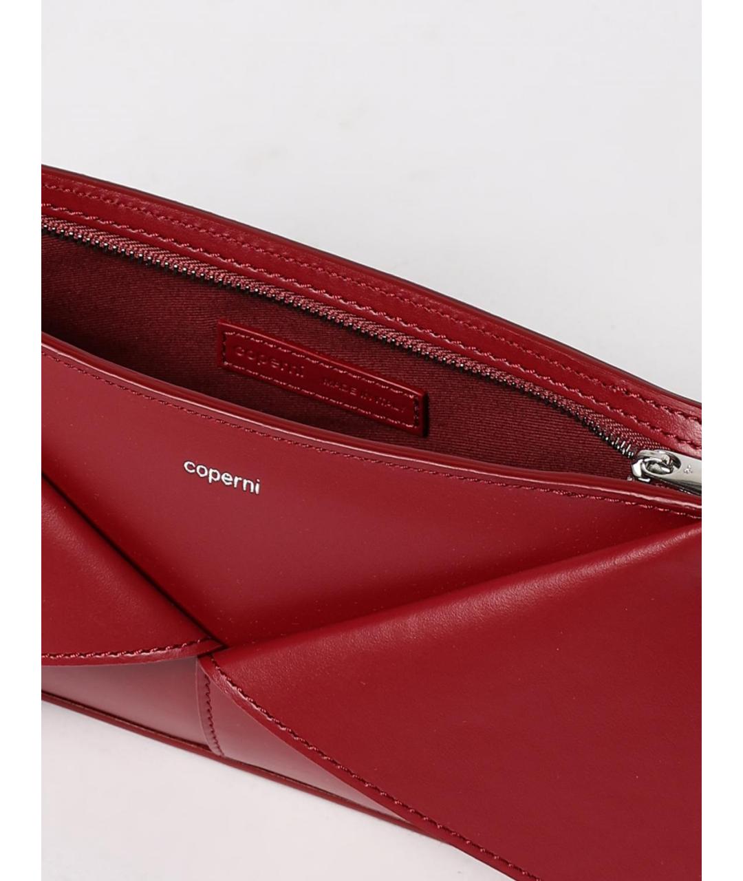 COPERNI Красная кожаная сумка через плечо, фото 5