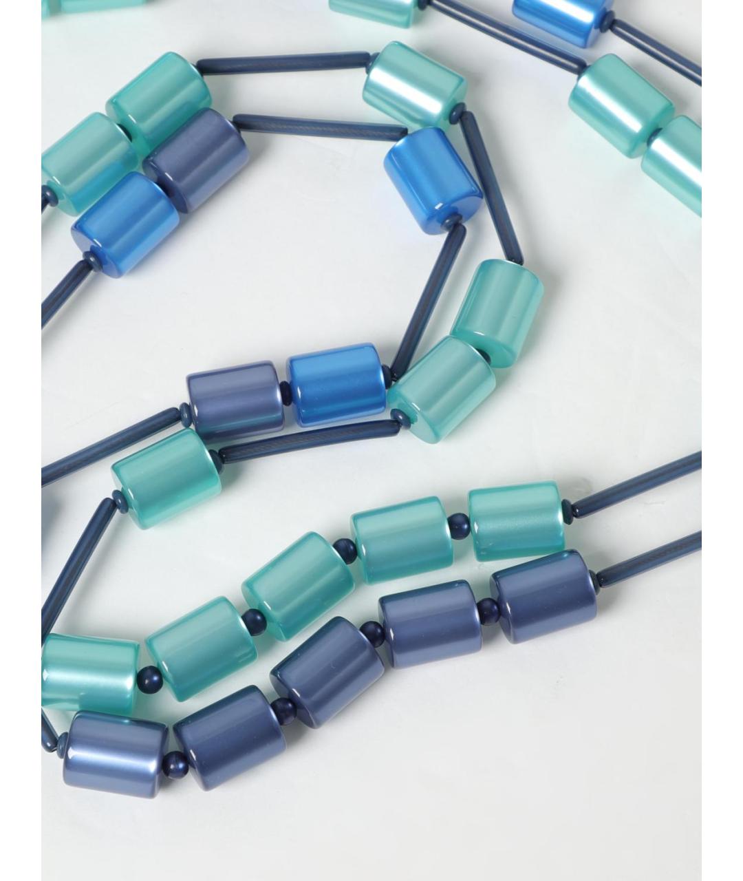 EMPORIO ARMANI Голубая пластиковая цепочка, фото 2