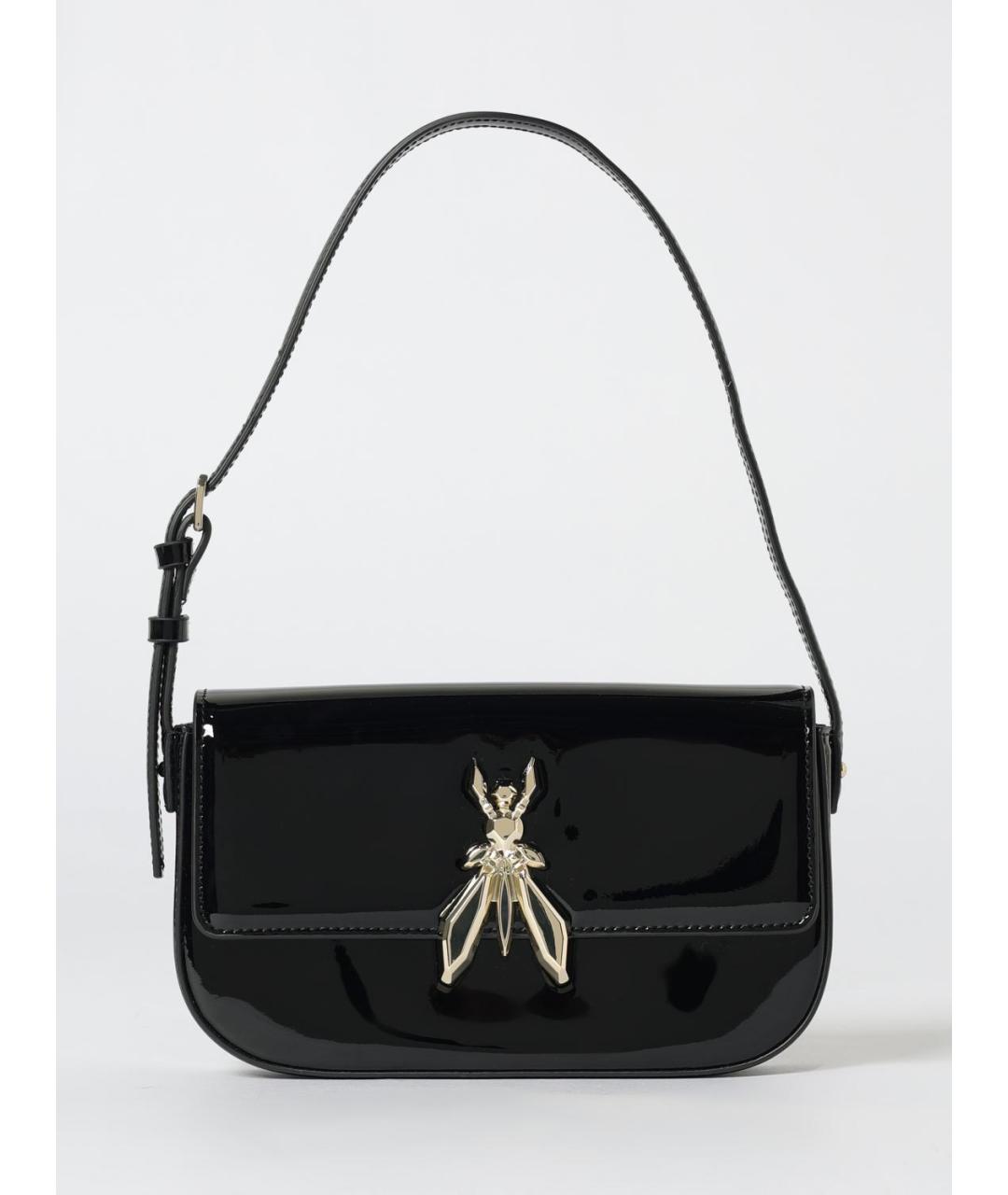 PATRIZIA PEPE Черная сумка через плечо, фото 4