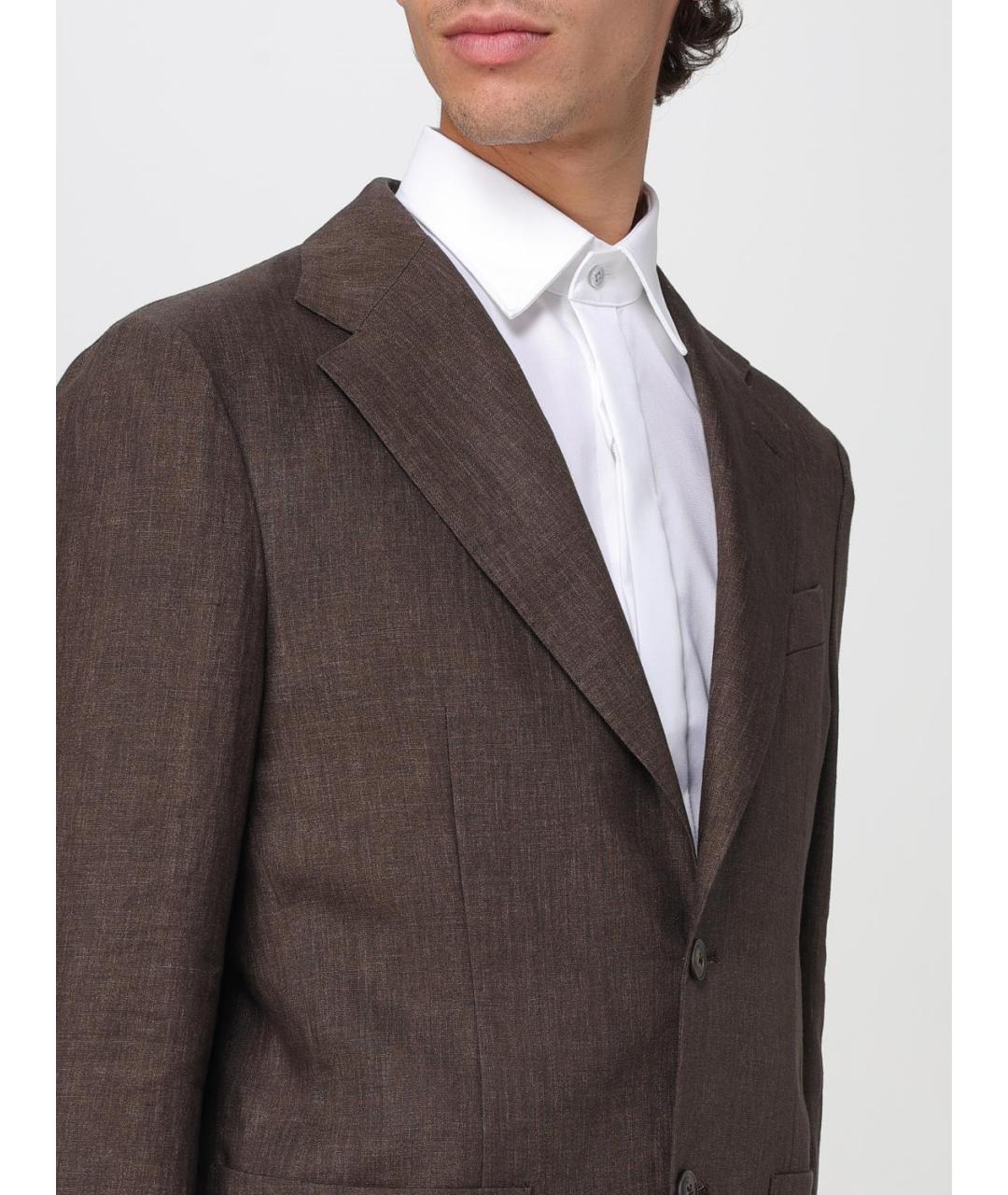 FAY Коричневый пиджак, фото 4