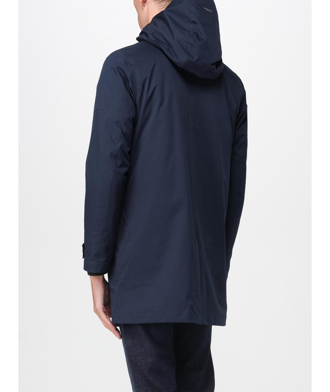 WOOLRICH Синяя полиэстеровая куртка, фото 2