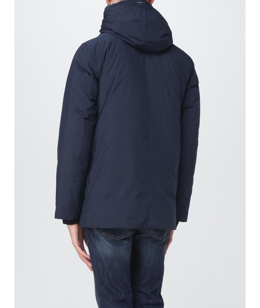 WOOLRICH Синяя полиэстеровая куртка, фото 2