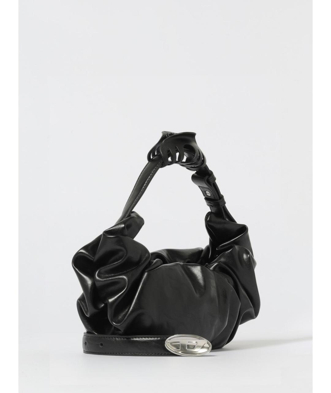 DIESEL Черная сумка через плечо из искусственной кожи, фото 2