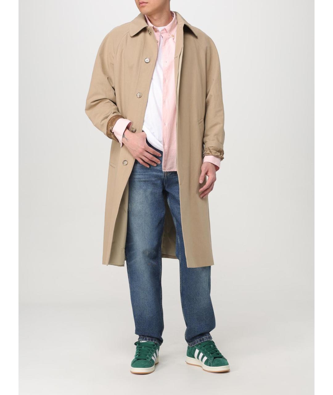 A.P.C. Бежевый хлопковый тренч / плащ, фото 2