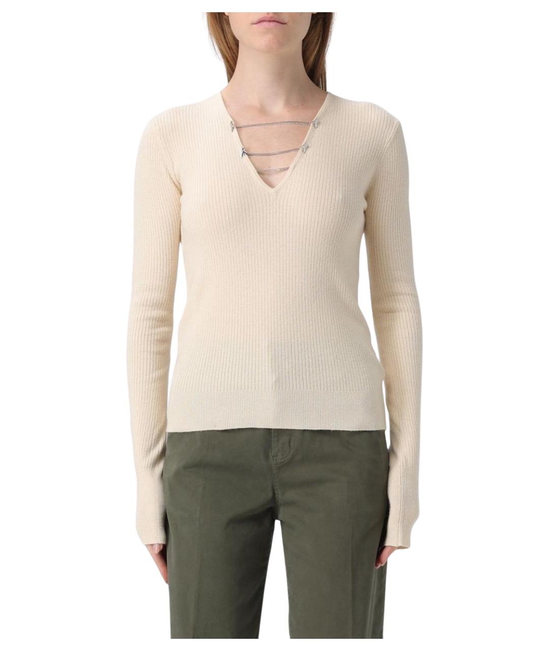 PATRIZIA PEPE Бежевый джемпер / свитер, фото 1