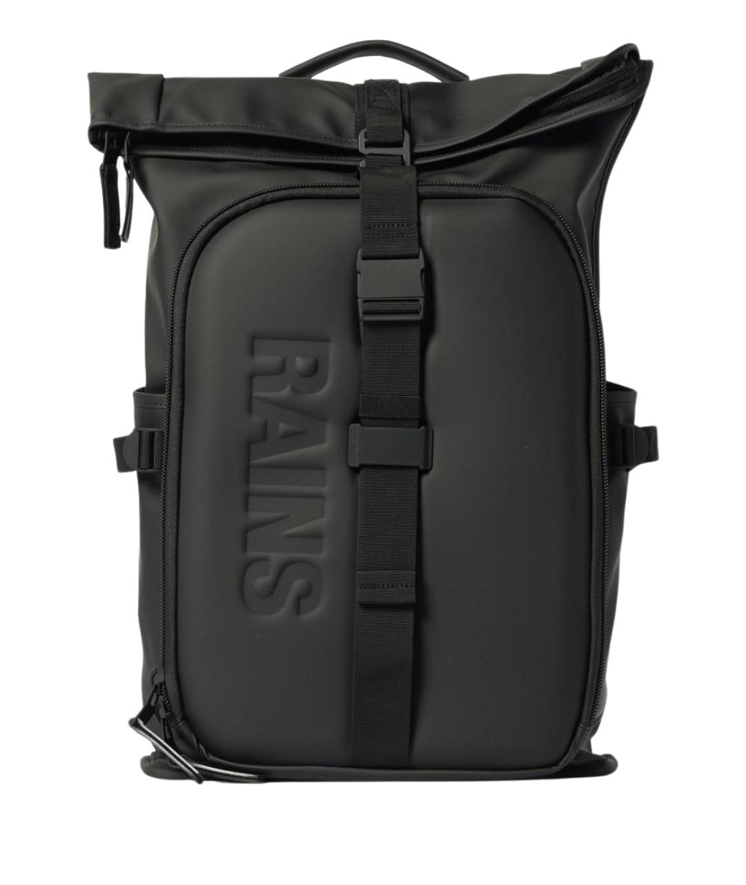RAINS Черный рюкзак, фото 1