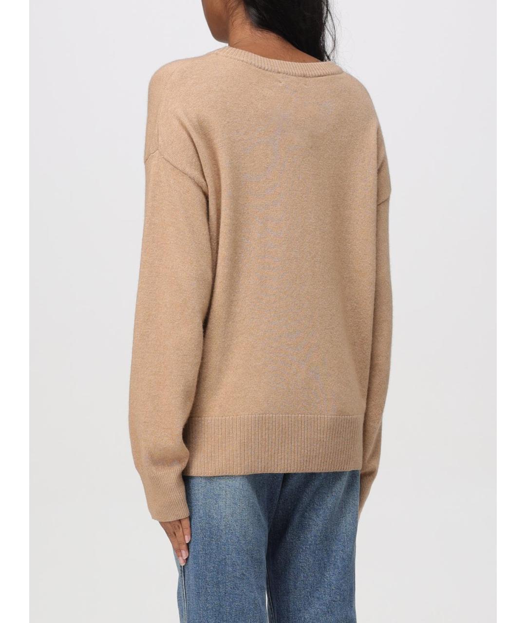 WOOLRICH Бежевый шерстяной джемпер / свитер, фото 2