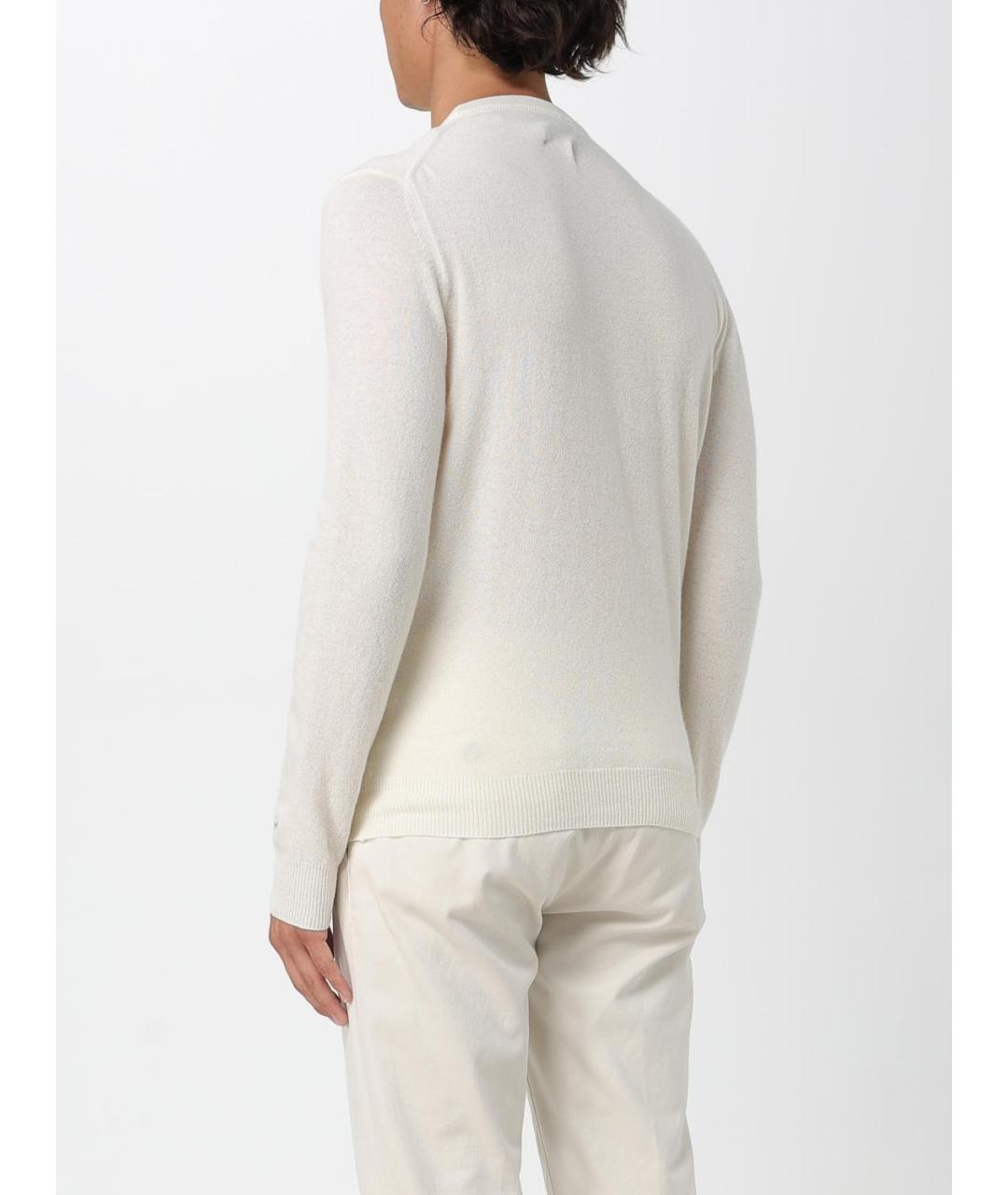 WOOLRICH Бежевый шерстяной джемпер / свитер, фото 2