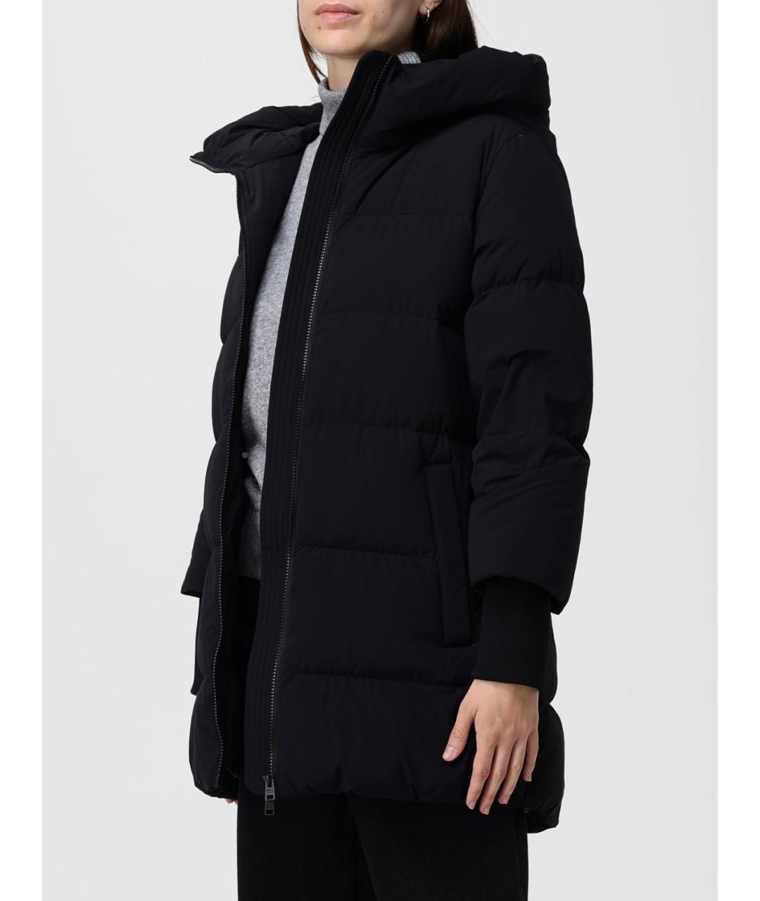 WOOLRICH Черный полиамидовый пуховик, фото 3