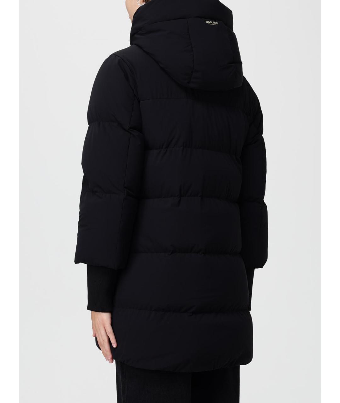 WOOLRICH Черный полиамидовый пуховик, фото 2
