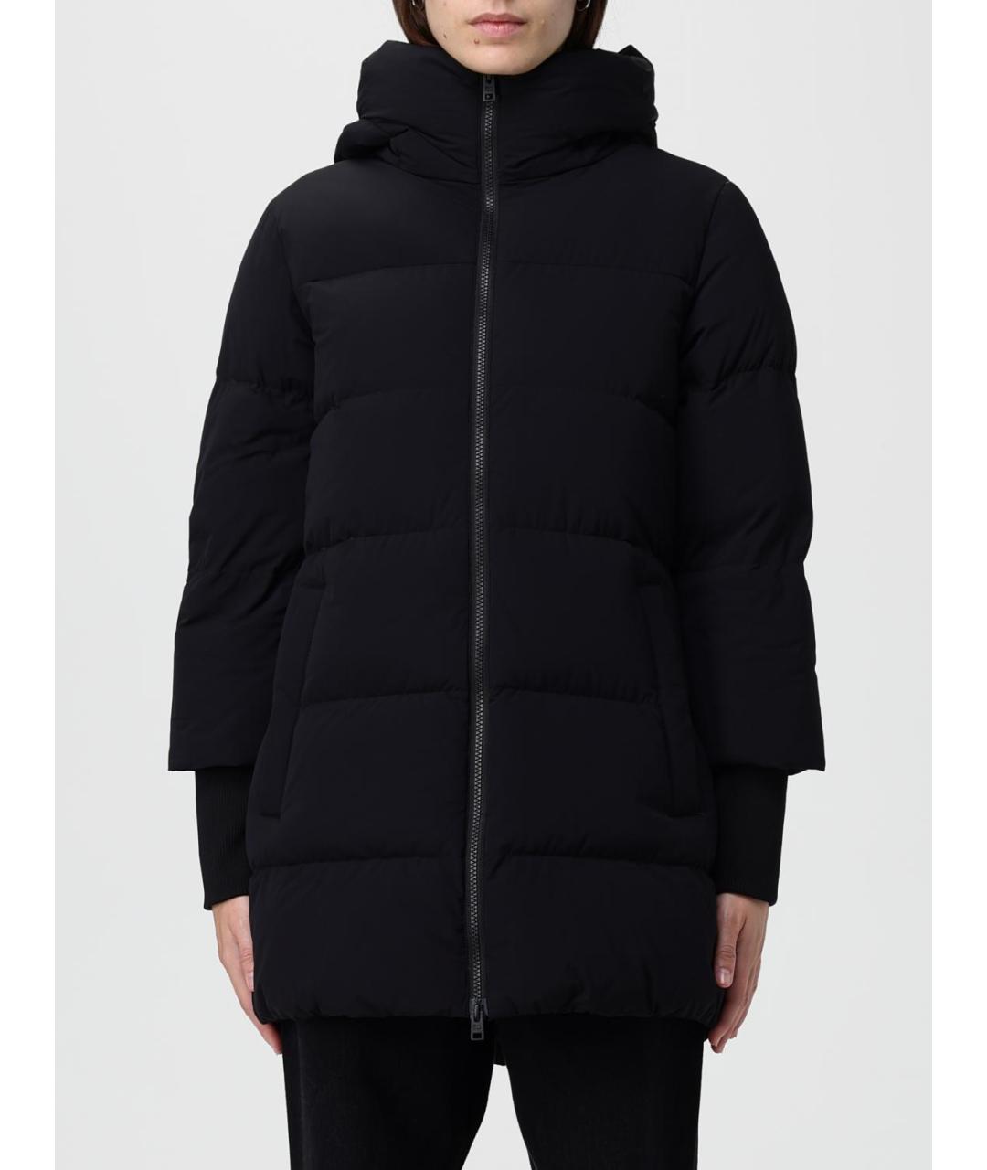 WOOLRICH Черный полиамидовый пуховик, фото 5