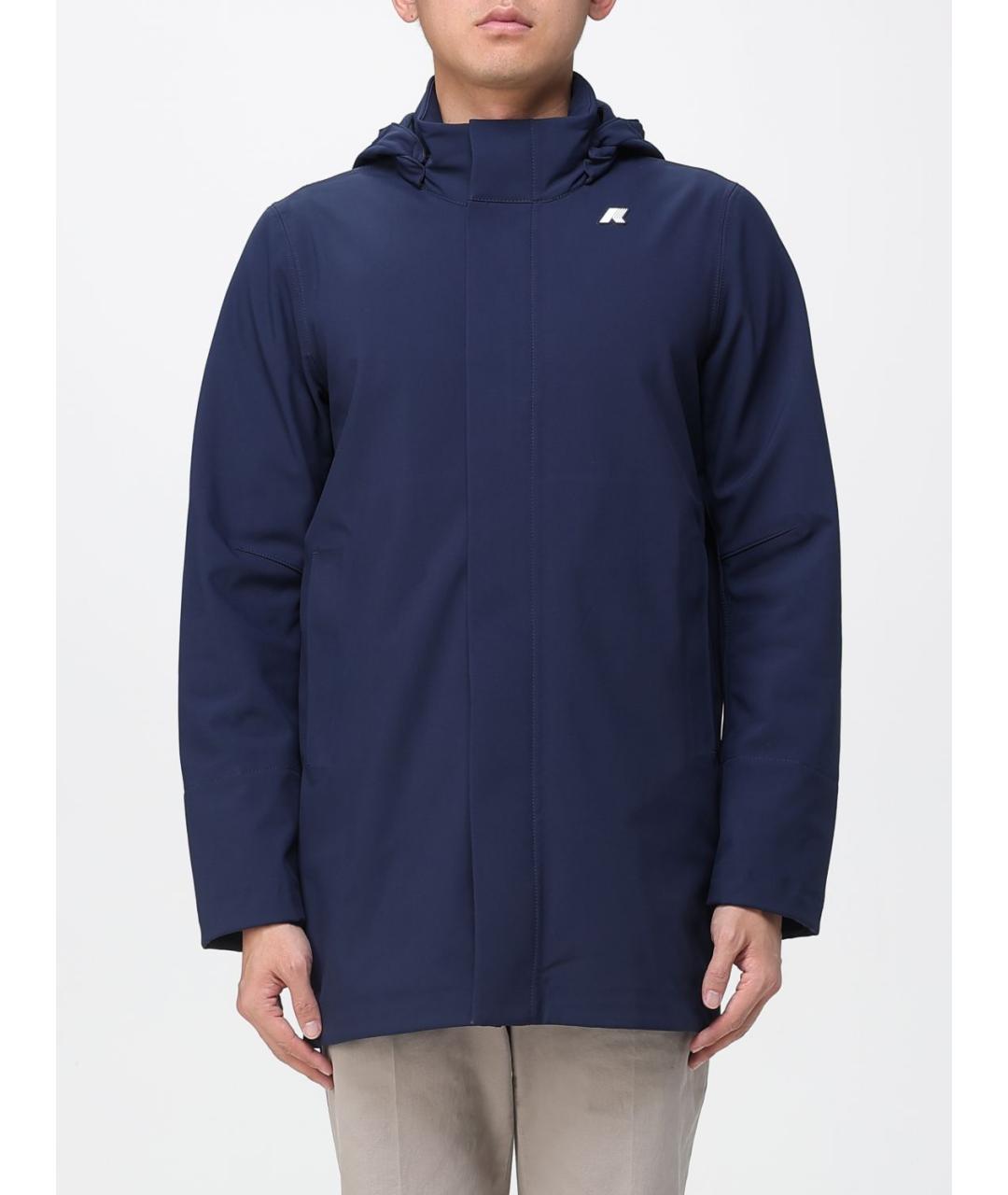 K-WAY Синее полиэстеровое пальто, фото 5