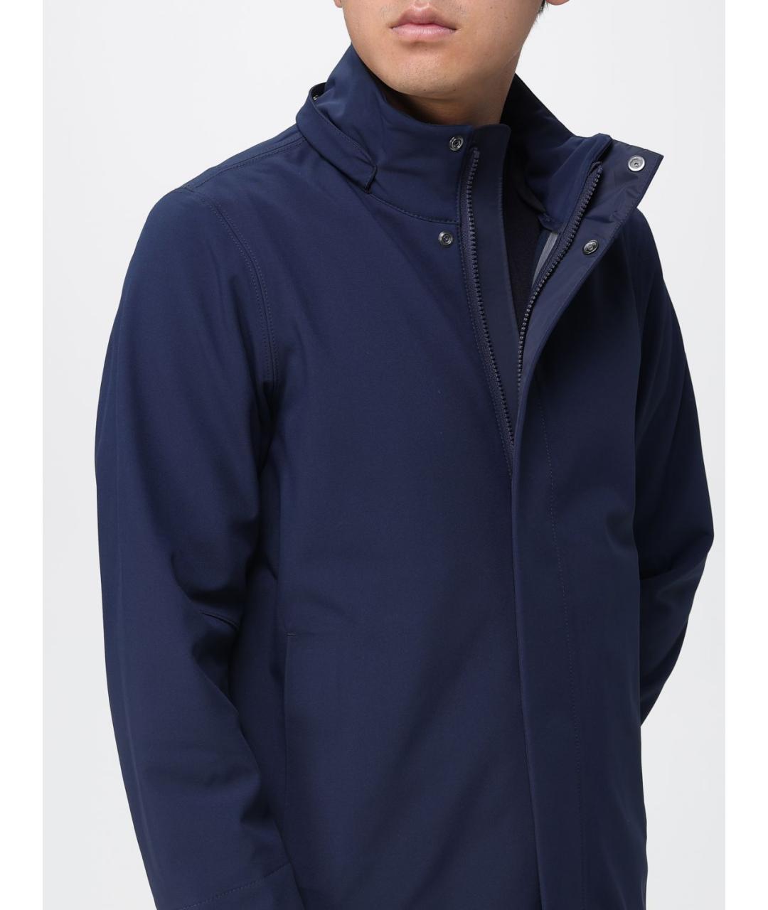 K-WAY Синее полиэстеровое пальто, фото 4