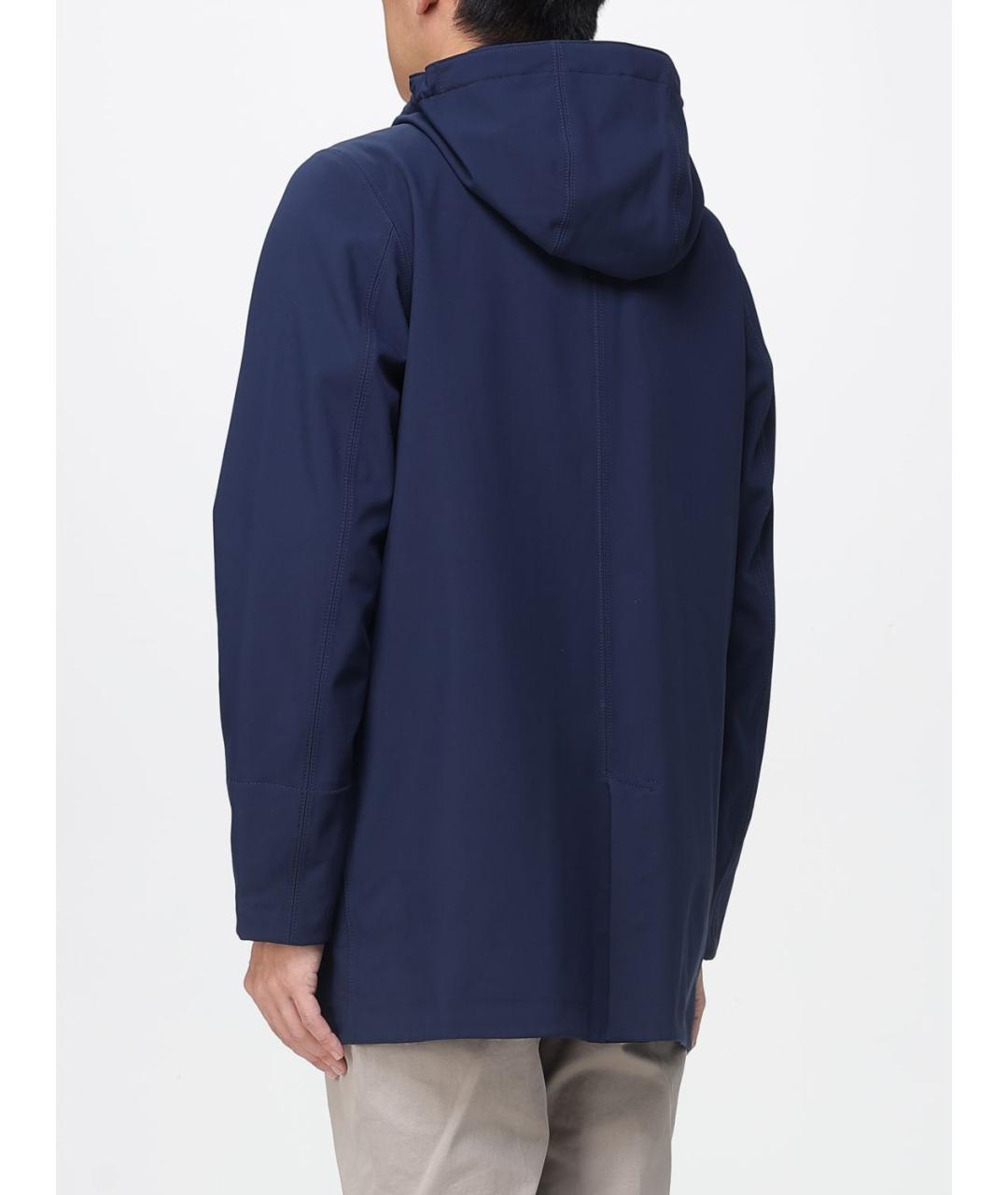 K-WAY Синее полиэстеровое пальто, фото 2