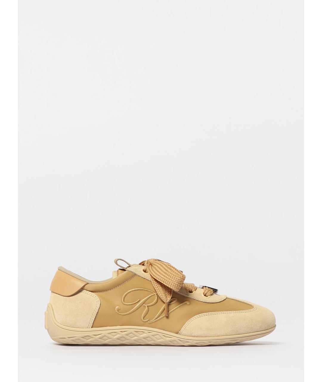 ROGER VIVIER Бежевые кроссовки, фото 5