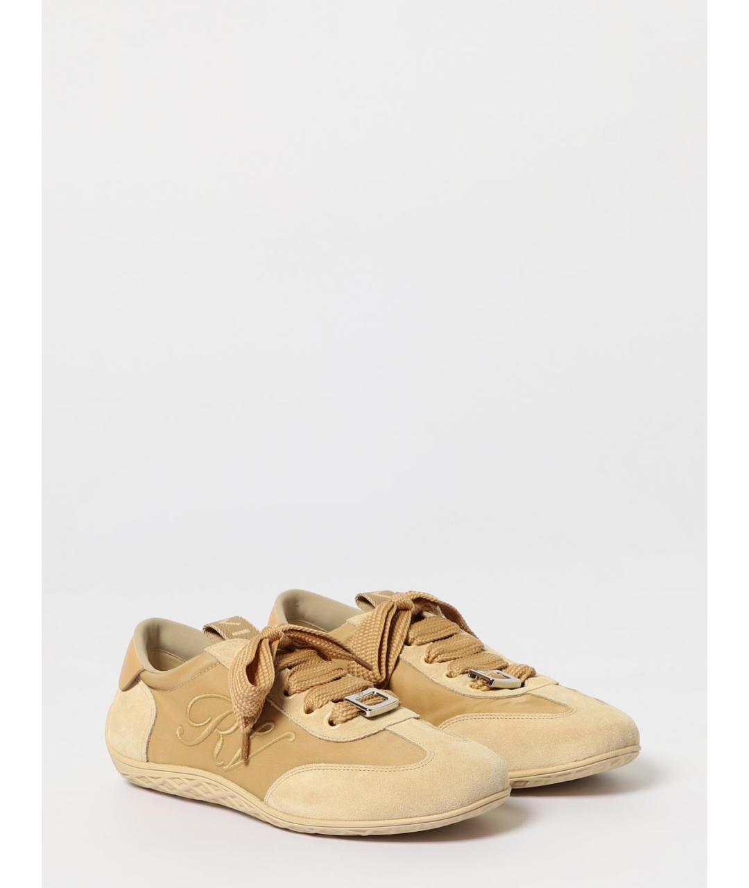 ROGER VIVIER Бежевые кроссовки, фото 2