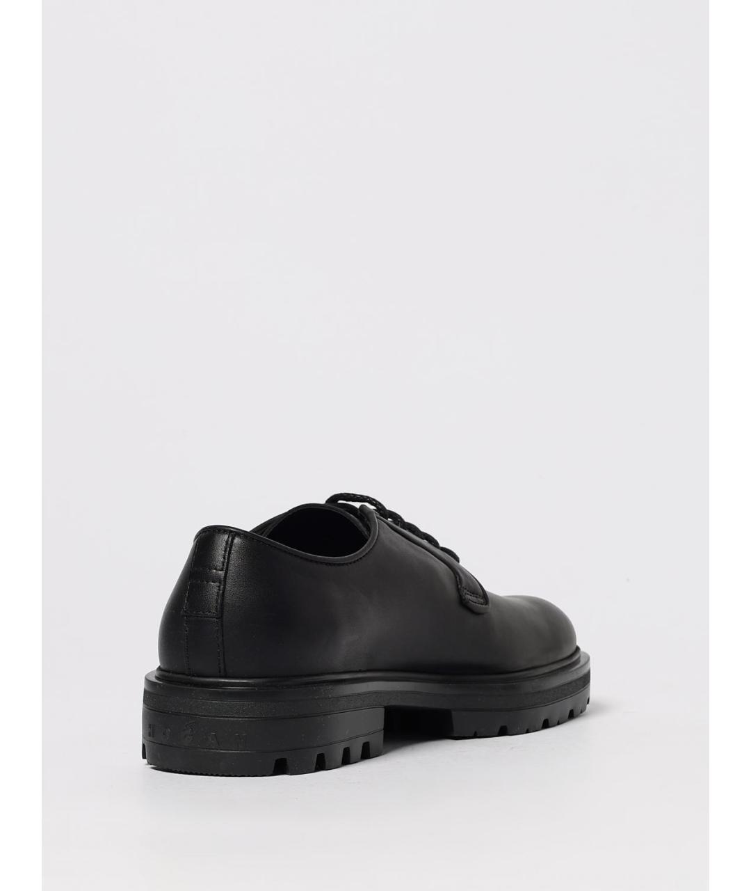 HOGAN Черные кожаные туфли, фото 3