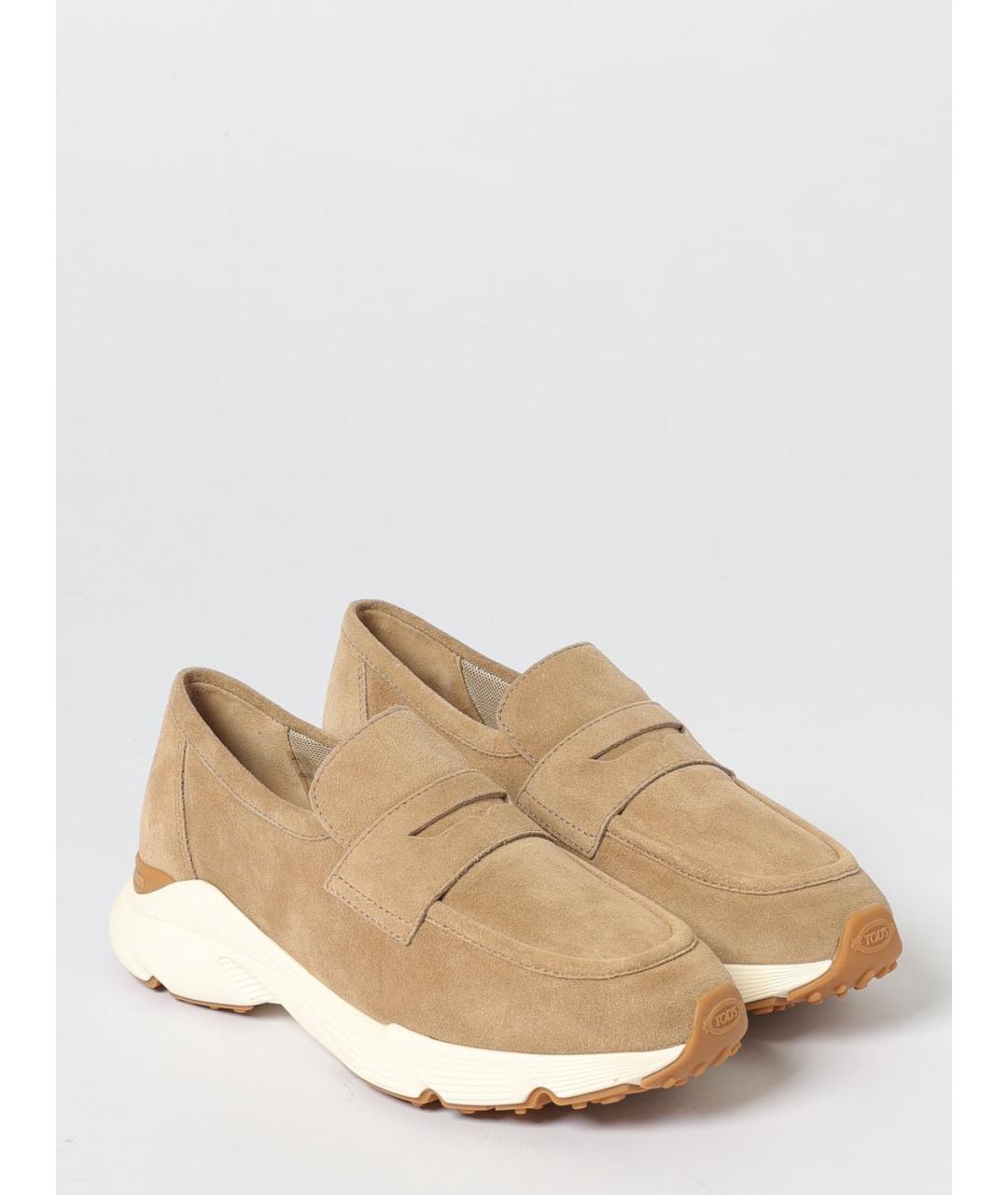 TOD'S Коричневые кожаные лоферы, фото 2