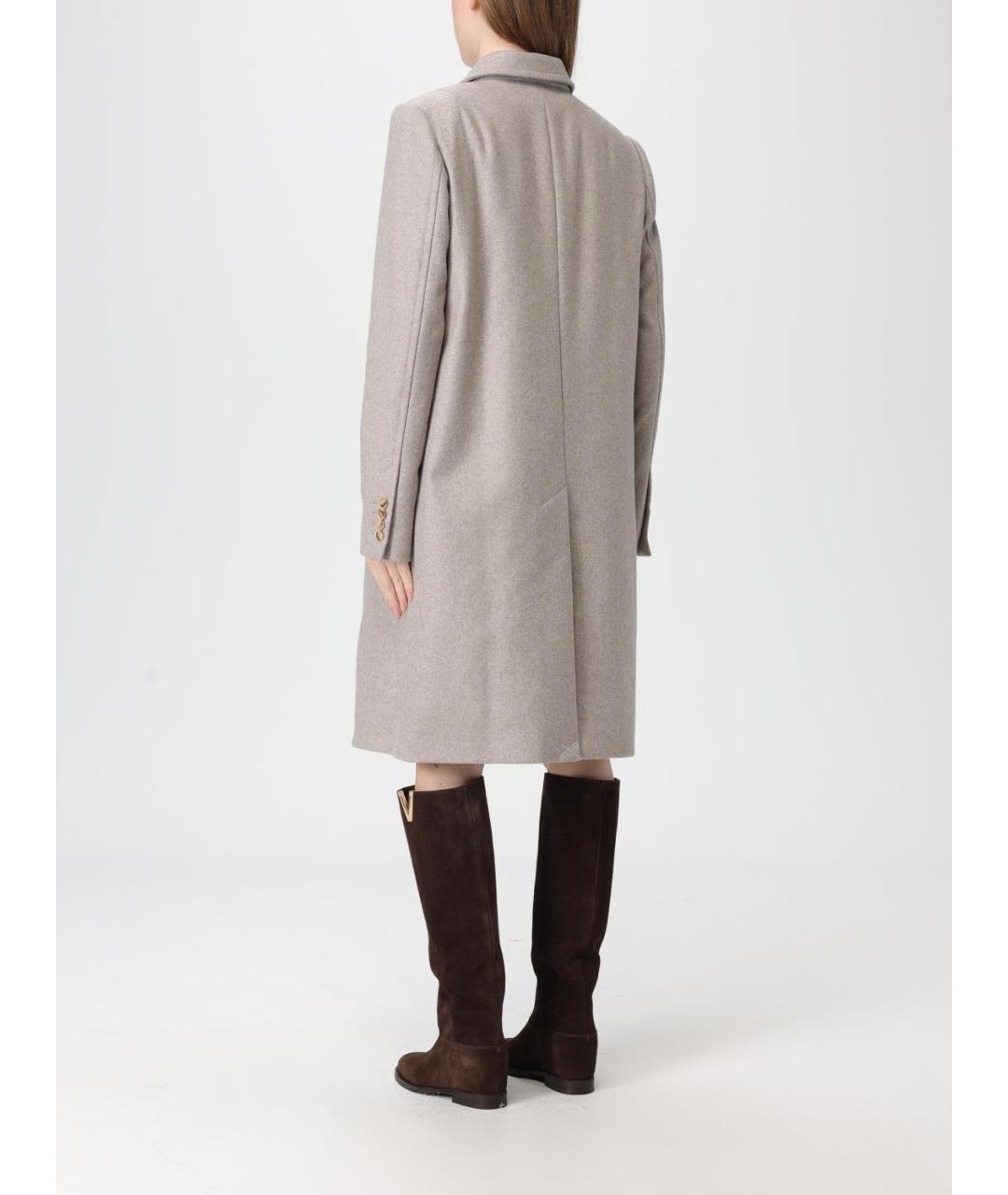FAY Бежевое шерстяное пальто, фото 3