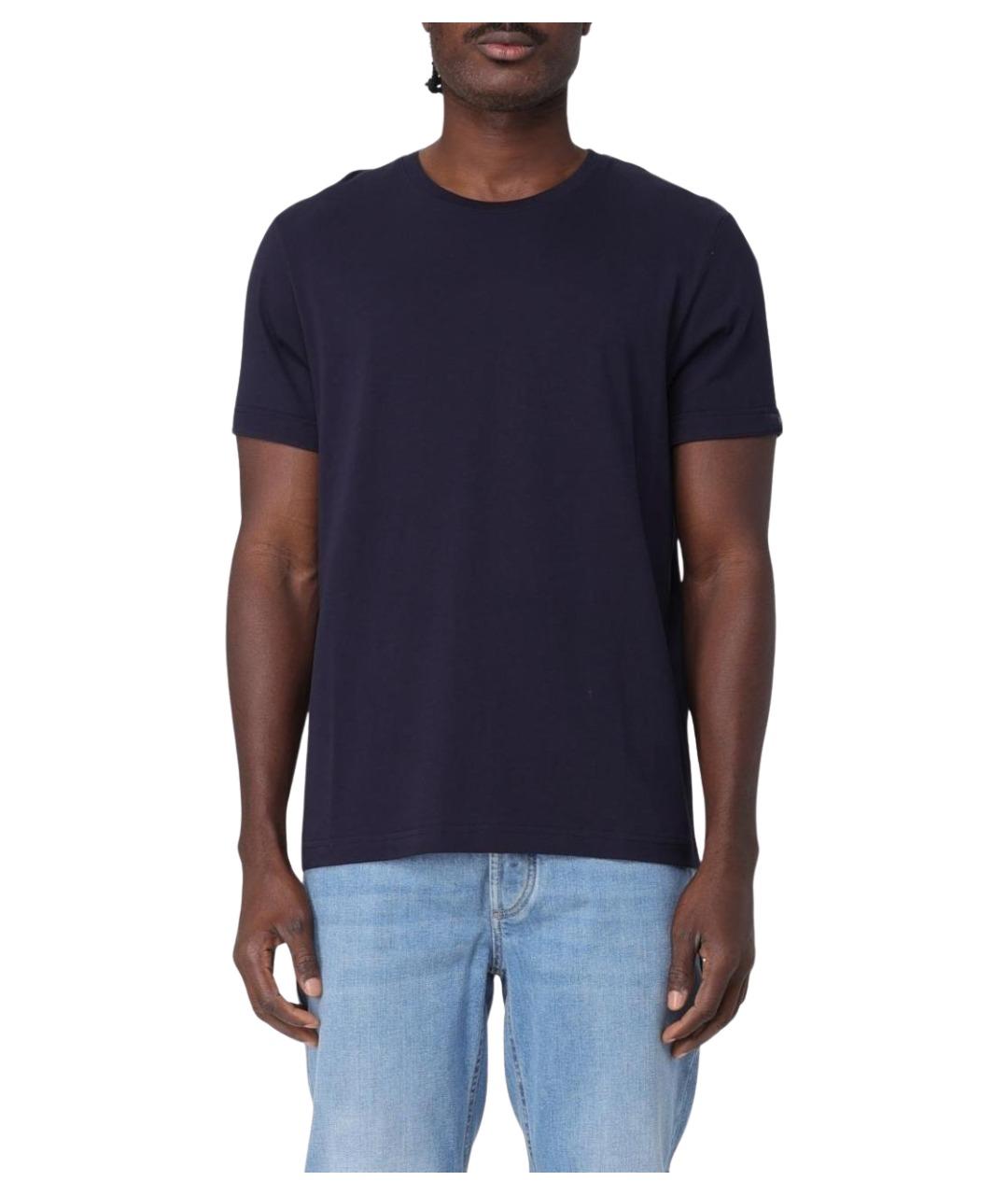 FAY Синяя хлопковая футболка, фото 1